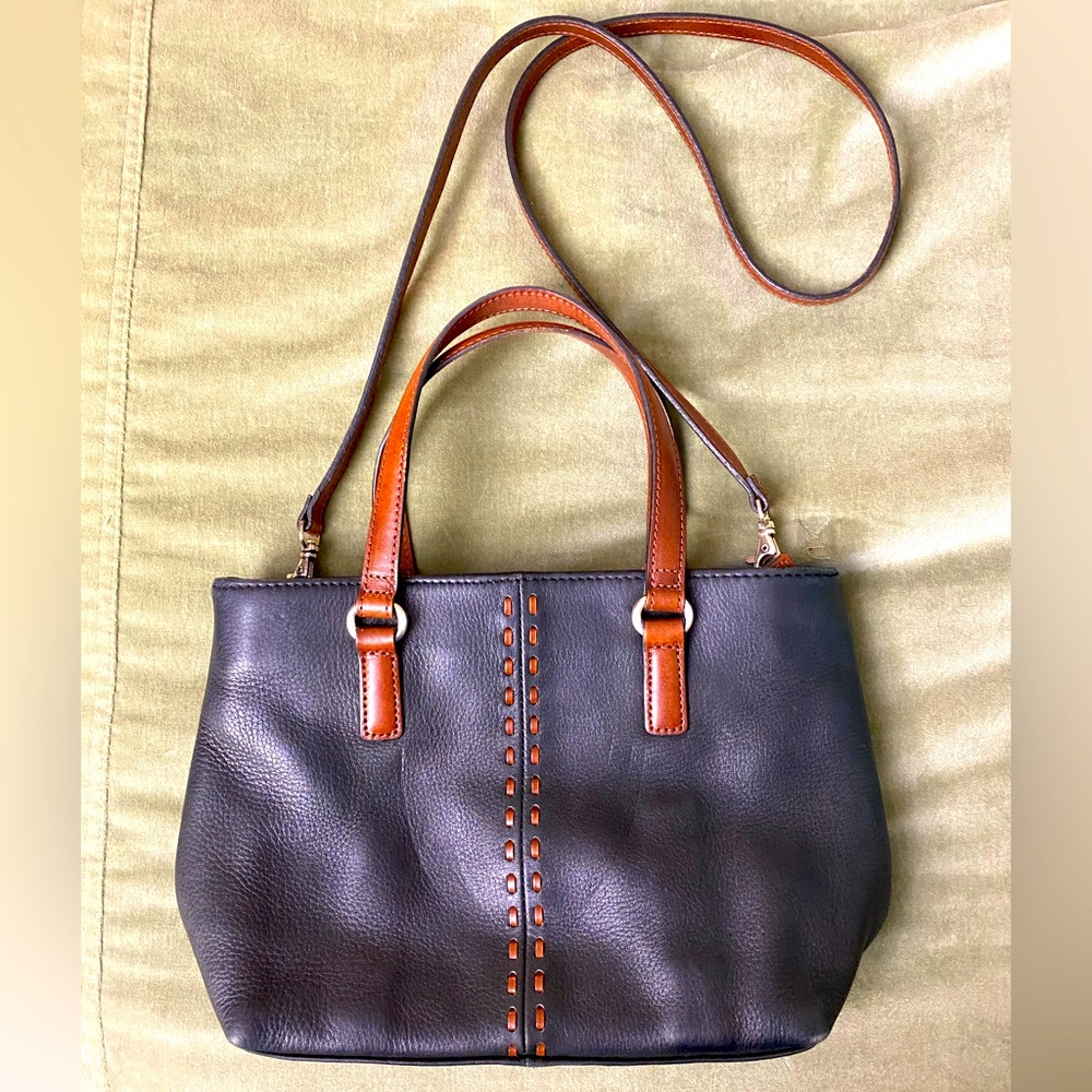 Fossil Leather shoulder purse bag